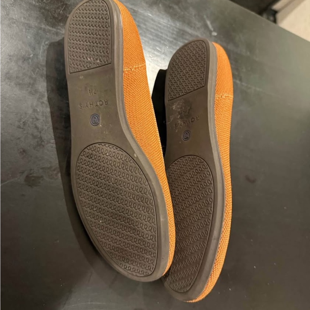 Rothy's Women's Orange Flats 7.5 - Picture 2 of 4